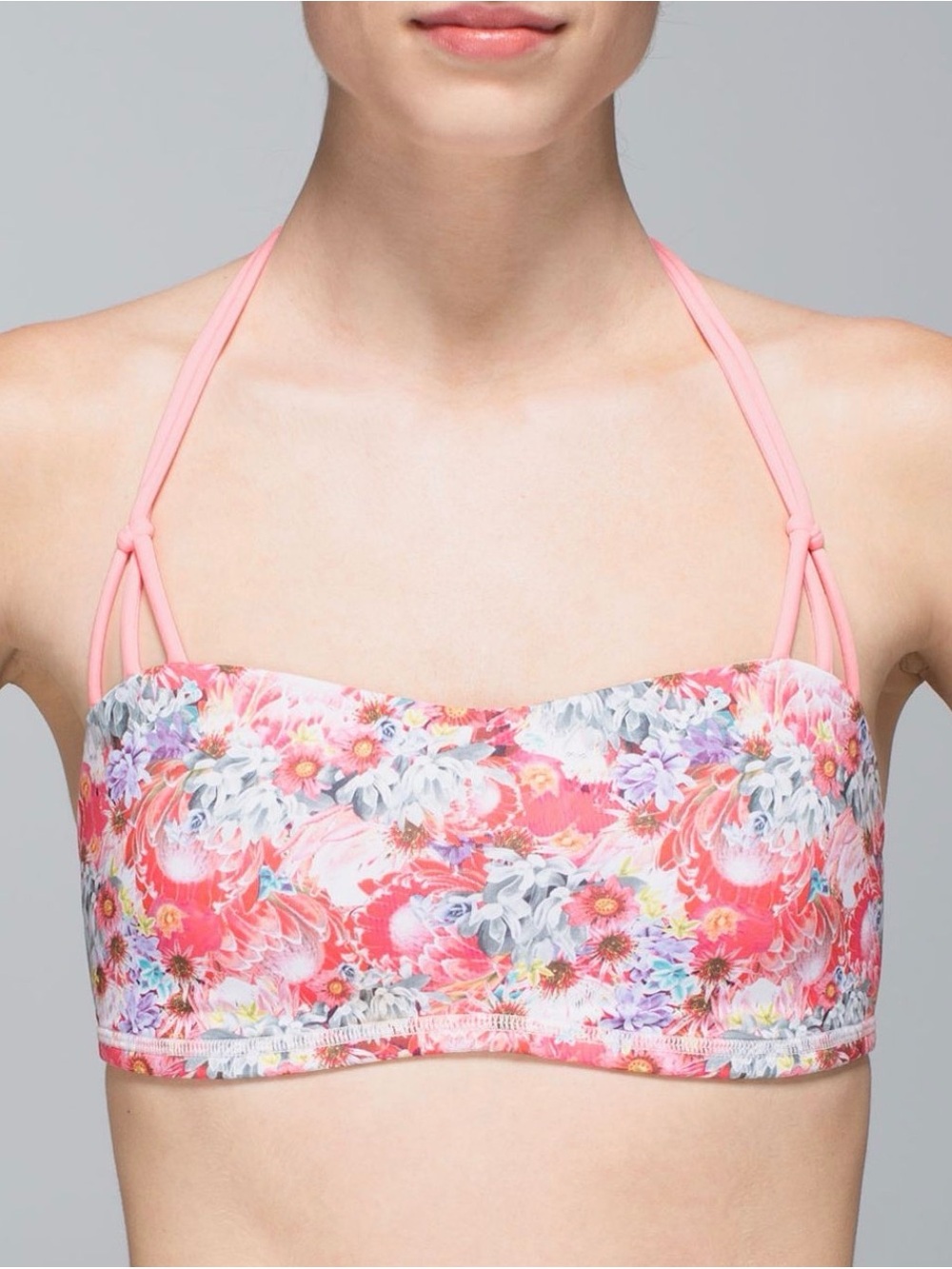 Lululemon Alight Bra in Flowabunga Mini Multi /Coral